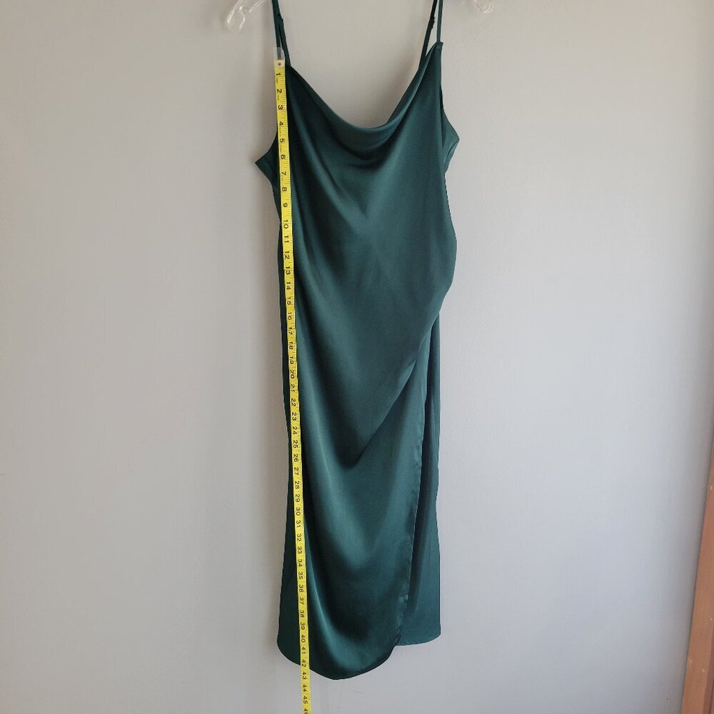 Re:Named Emerald Raya Satin Slip Dress - Picture 5 of 10